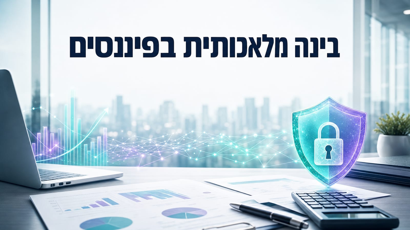 בינה מלאכותית במגזר הפיננסי — אנליטיקה פיננסית, אבטחת מידע וסוכני AI במשרד פיננסי מודרני