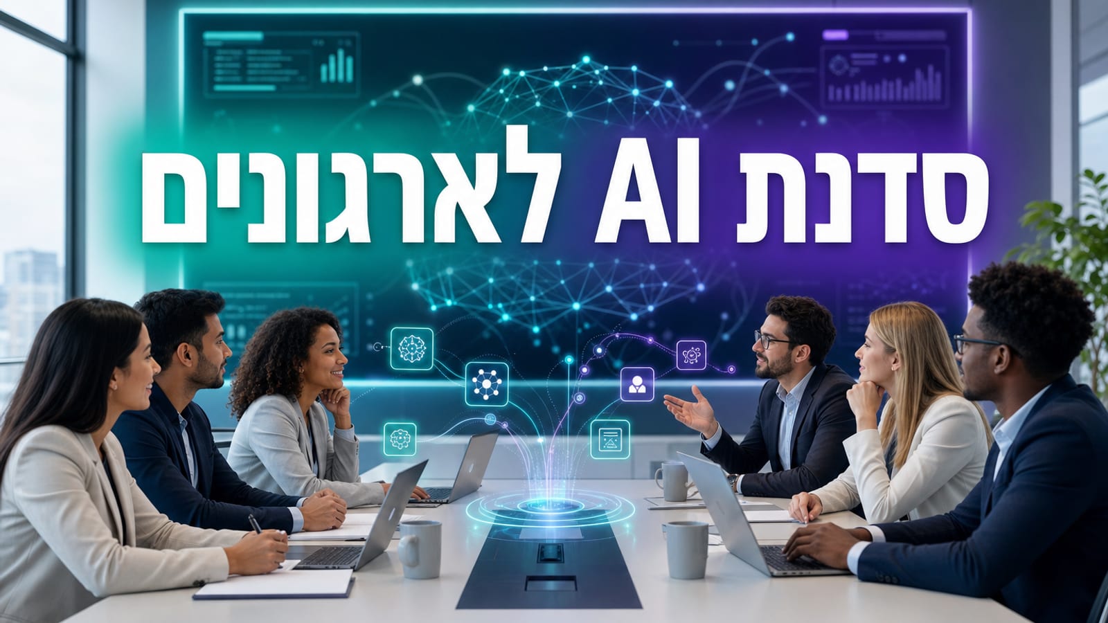 סדנת AI לארגונים — הדרכת בינה מלאכותית מעשית לצוותים בארגון