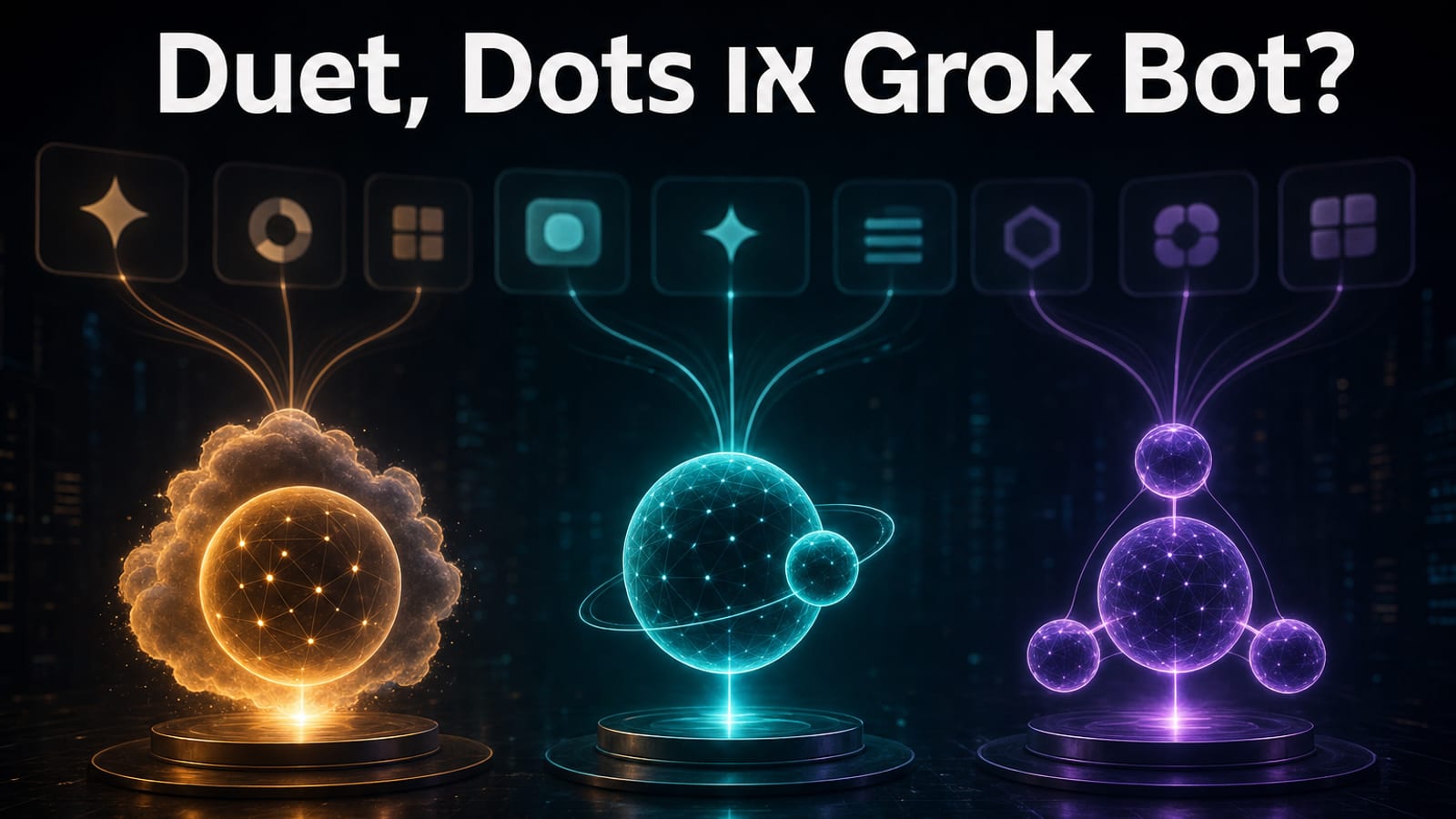 שלושה סוכני AI תמידיים, Claude Duet, Dots ו-Grok Bot, והשוואה ביניהם