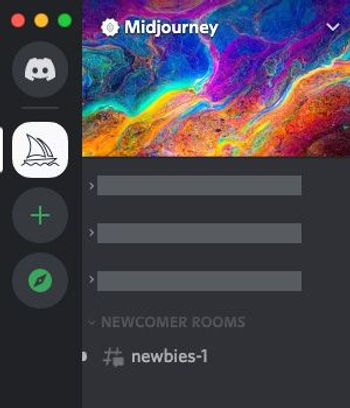 צילום מסך MIDJORNEY מתוך אפליקציית DISCORD