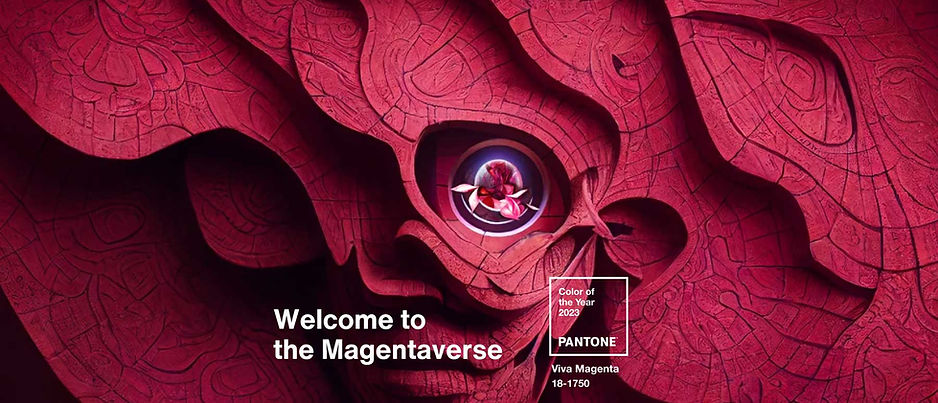 PANTONE 18-1750 Viva Magenta - צבע שנת 2023 של חברת פאנטון